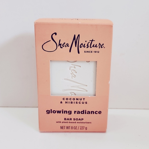 🔮3/$15 SheaMoisture Bar Soap Coconut & Hibiscus Glowing Radiance - Picture 1 of 10